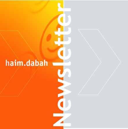 haim dabah newsletter 